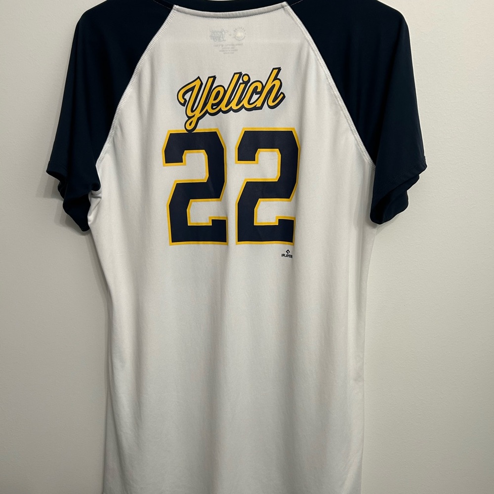 Milwaukee Brewers Christian Yelich v-neck Shirt - Picture 2 of 2